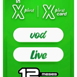 Código de Ativação Xplus Card (Xplus Live + Xplus Vod) 12 Meses