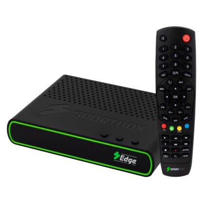 Receptor Sportbox Edge HD Entrada AV Audio e Video HDMI e Wifi