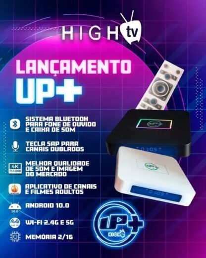 Hightv up+ 4k Sem mensalidade via Internet - Imagem 2